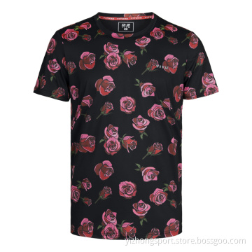 Feuchtigkeitsableitendes Dry Fit T-Shirt Rose